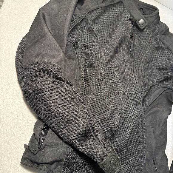 Speed and Strength Radar Love Mesh Motorcycle Jacket Gray‎ Women's Size Medium - Picture 3 of 10